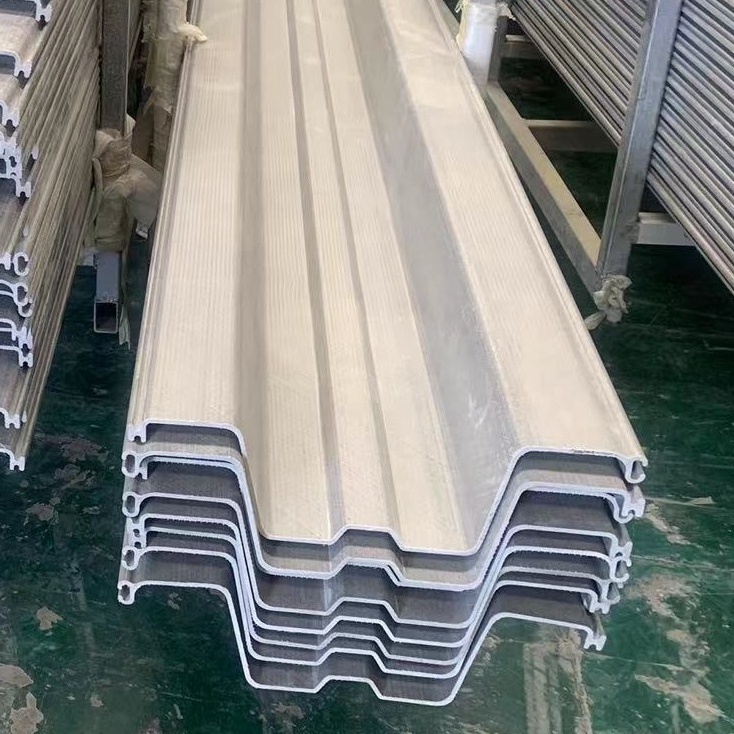 Fiberglass vinyl seawall panel sheet piling Shipped at factory prices