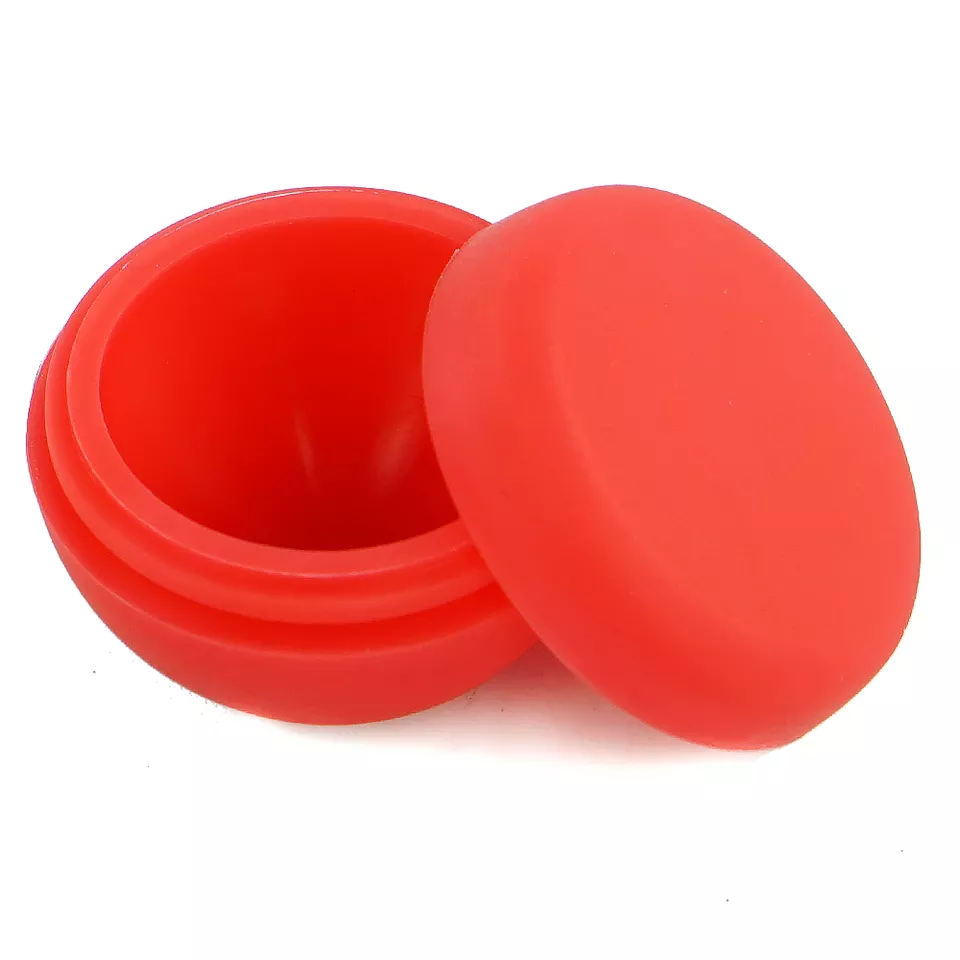 Slick oil non-stick silicone storage multi color containers 3ml 5ml 7ml 10ml 20ml travel silicone jar container with lid