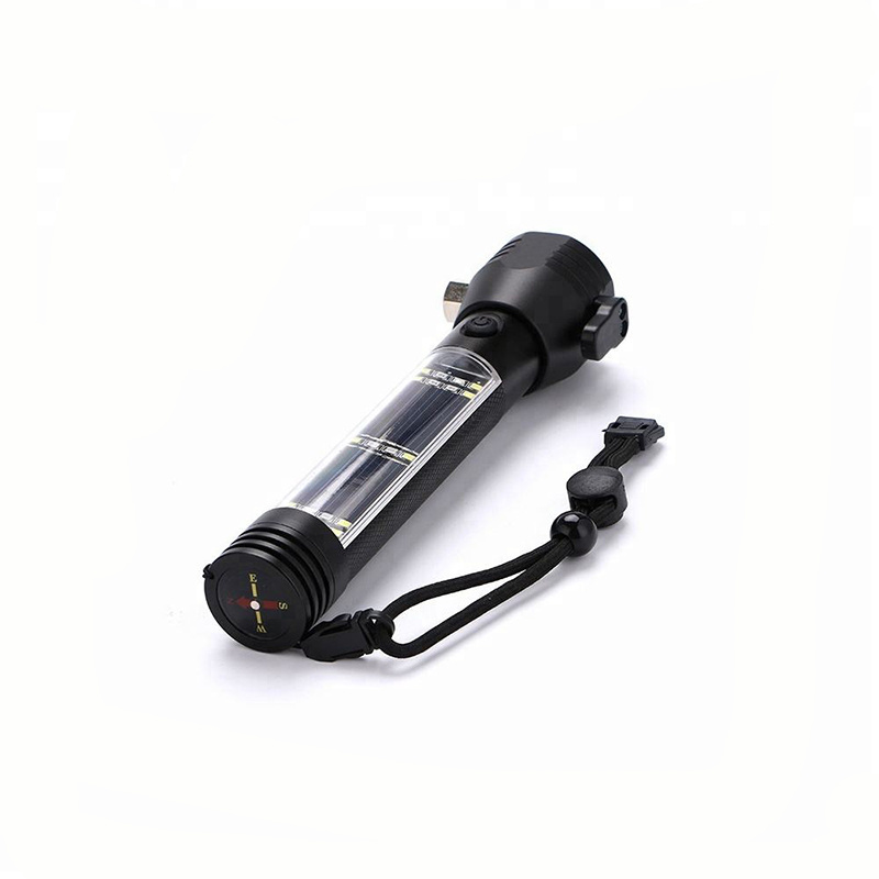 Multi-Functional  High Quality  Led Flashlight 9In 1 Safety Alarm Led Flashlight  Window Breaker