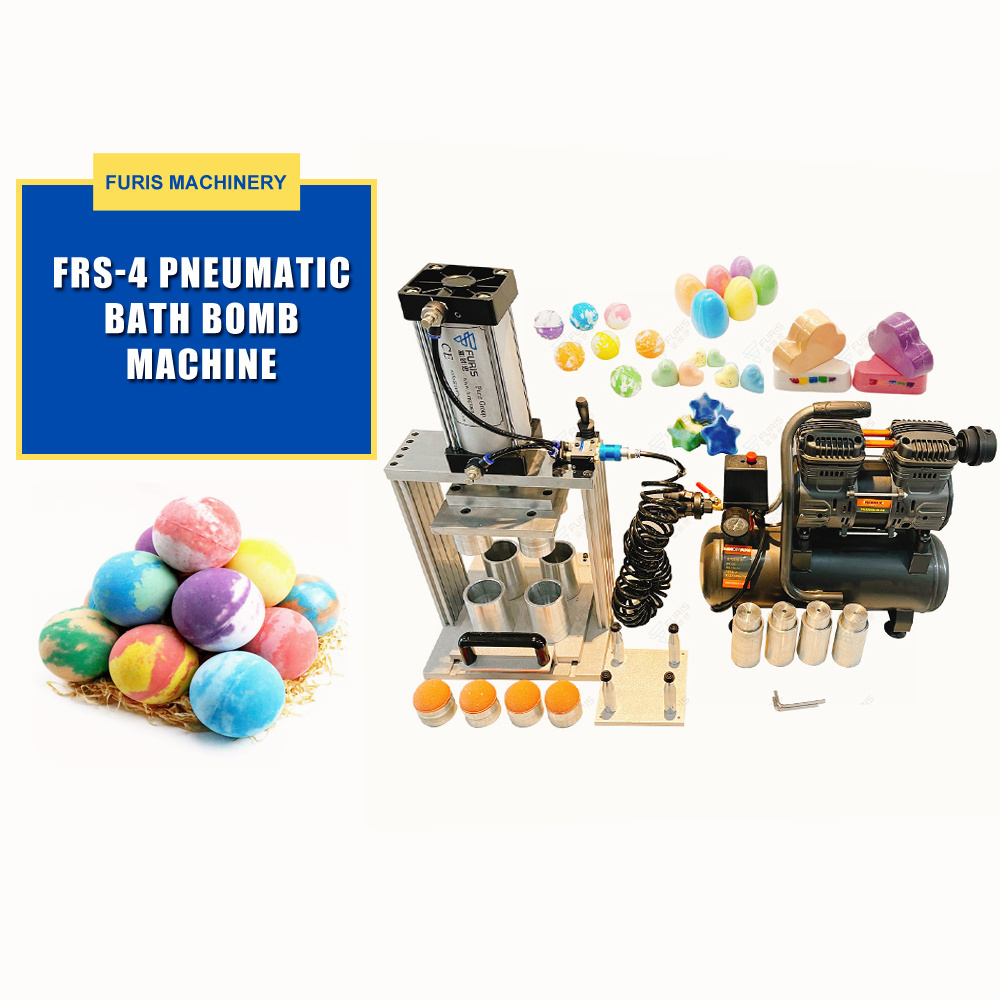 semi full auto bath bomb salt shampoo bar soap press form mold making machine with toy inside hydraulic Press bath bomb Machine