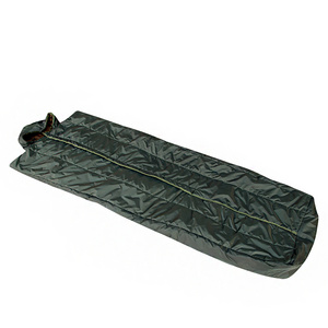 Hot outdoor thick warm olive green coat sleeping bag convenient storage camping mountaineering essential