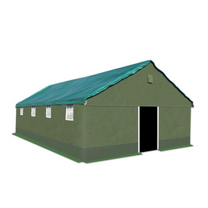 Outdoor rain shelter thickening warm epidemic prevention and disaster relief emergency project canvas tent factory direct sales