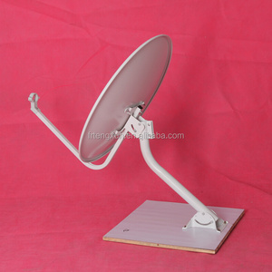 KU 90cm tv satellite dish antenna with big foot