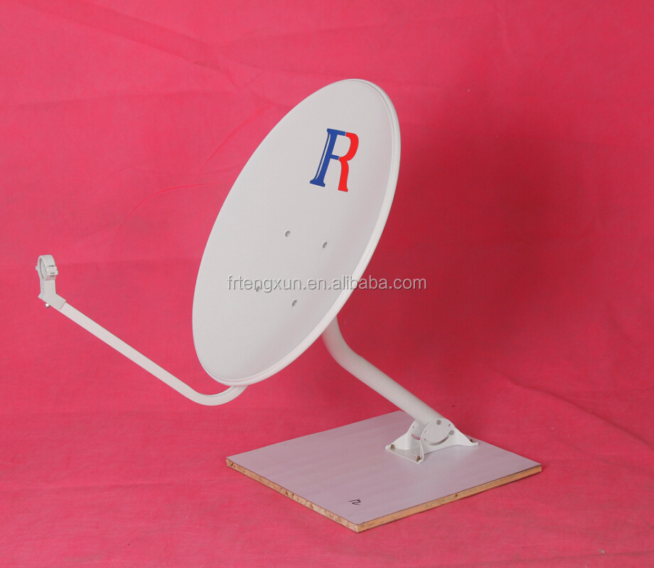 KU 90cm tv satellite dish antenna with big foot