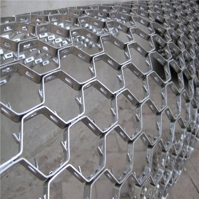 Perforated High Quality 5mmx50mm stainless steel hexsteel wire mesh/ hex grid