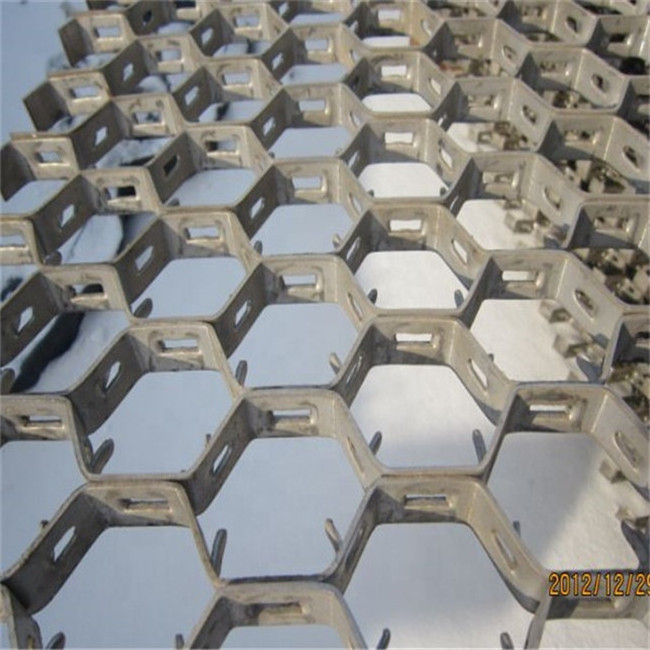 Perforated High Quality 5mmx50mm stainless steel hexsteel wire mesh/ hex grid