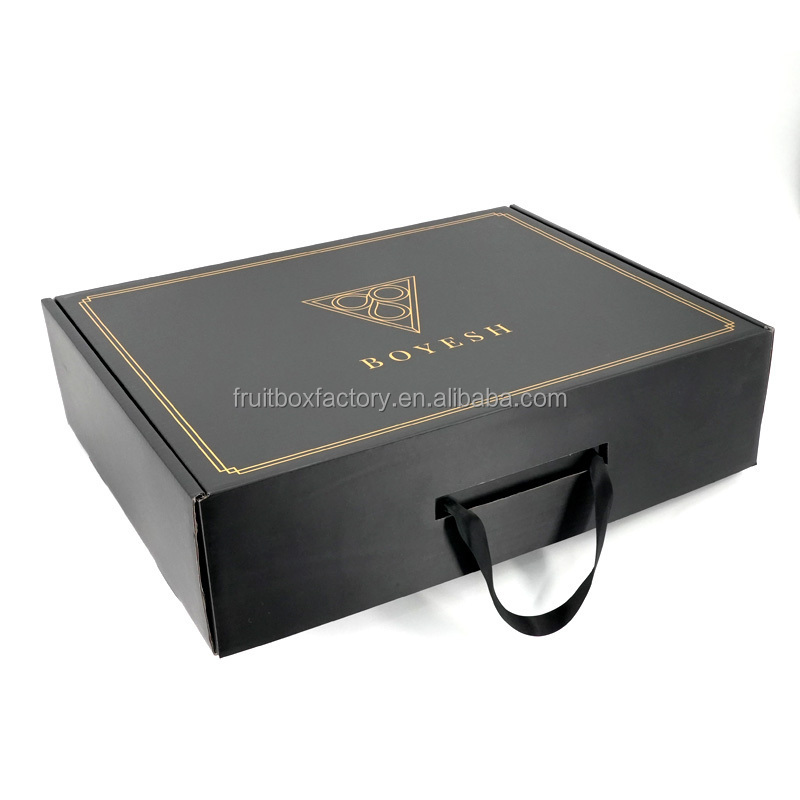 FPG Fedora Matte Black Hat Box Mailer Box Durable wholesale hat packaging box BestSuppliers