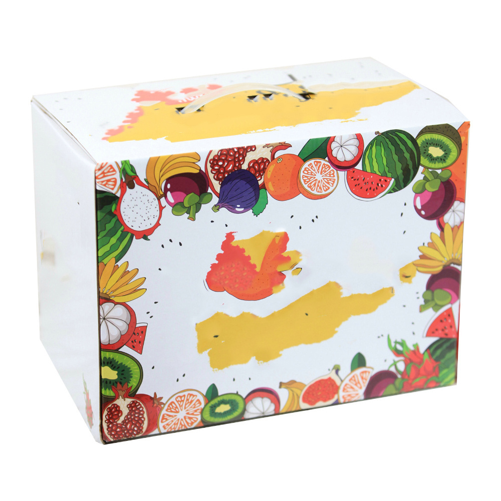 High Quality Rigid Corrugated Strong Carton Box Fresh Fruit Vegetable Cardboard Banana Box