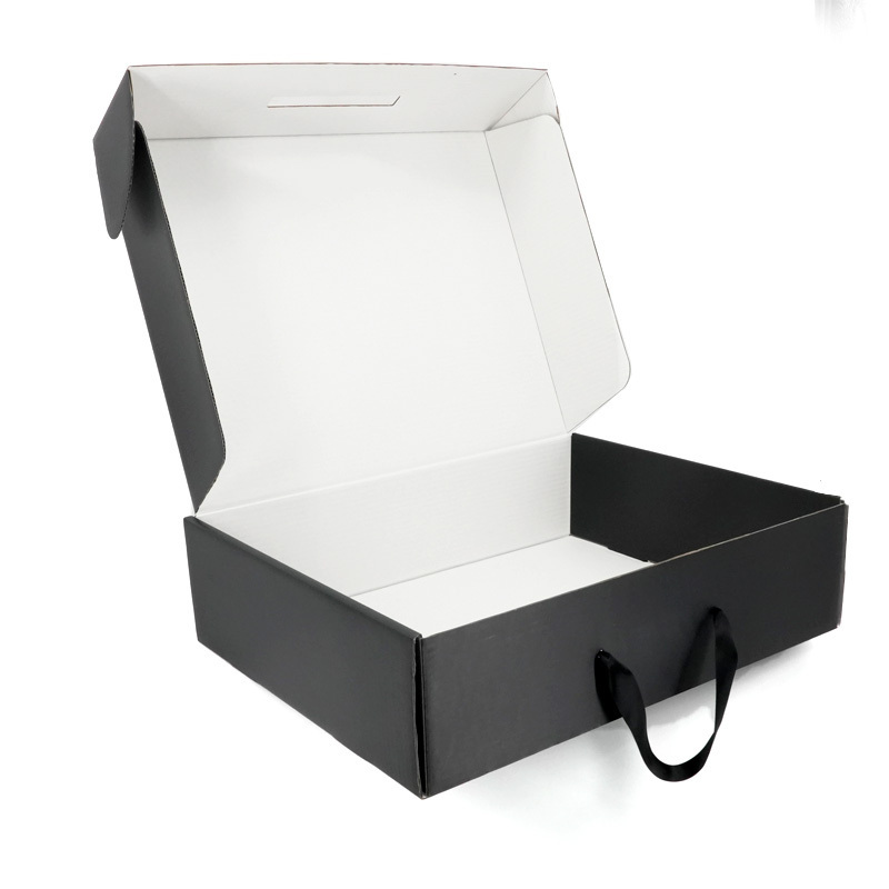 FPG Fedora Matte Black Hat Box Mailer Box Durable wholesale hat packaging box