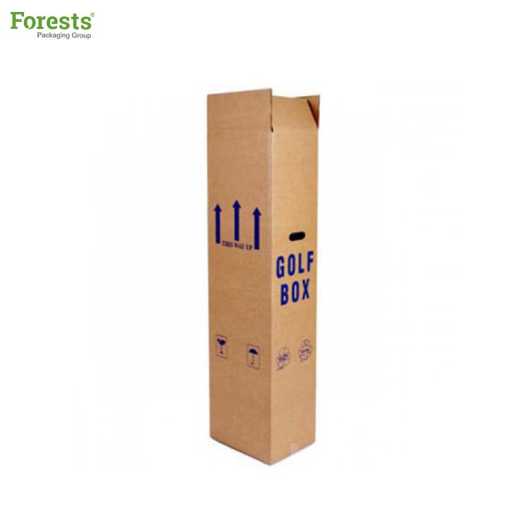 Custom Storage Shipping Box Heavy Shipping Packaging 3 Ply 5 RSC Boxes Strong Double Wall box for golf