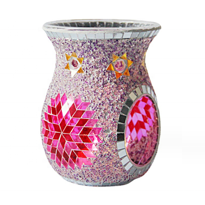 Sunflower Glass Mosaic Candle Holder Moroccan Lanterns Tealight Holder Candlestick Cup Candlelight Decoration Candle Cup