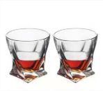 Wholesale Customized Logo Whiskey Shot Glass Cup Sublimation Espresso Personalized Crystal Glass Cup Whiskey Glasses