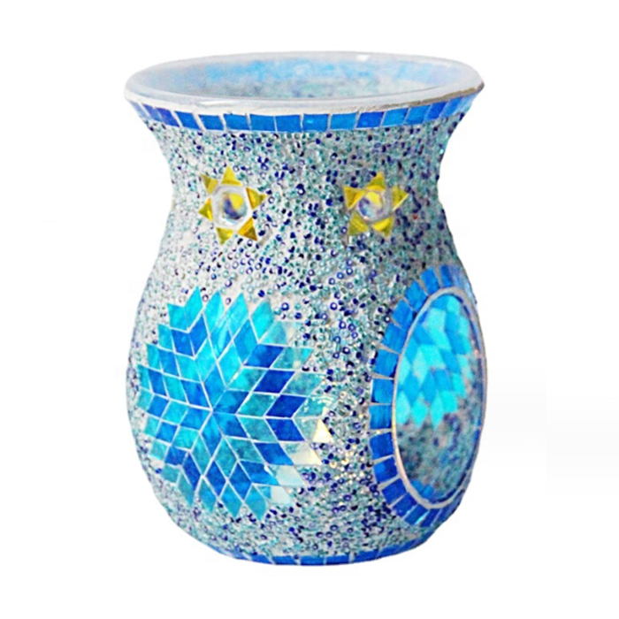 Sunflower Glass Mosaic Candle Holder Moroccan Lanterns Tealight Holder Candlestick Cup Candlelight Decoration Candle Cup