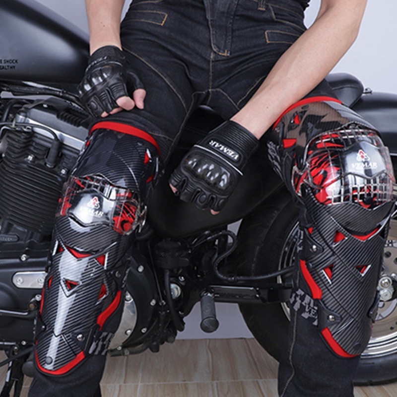 High quality strong safety professional motorcycle knee protection of motorbike knee pad guards