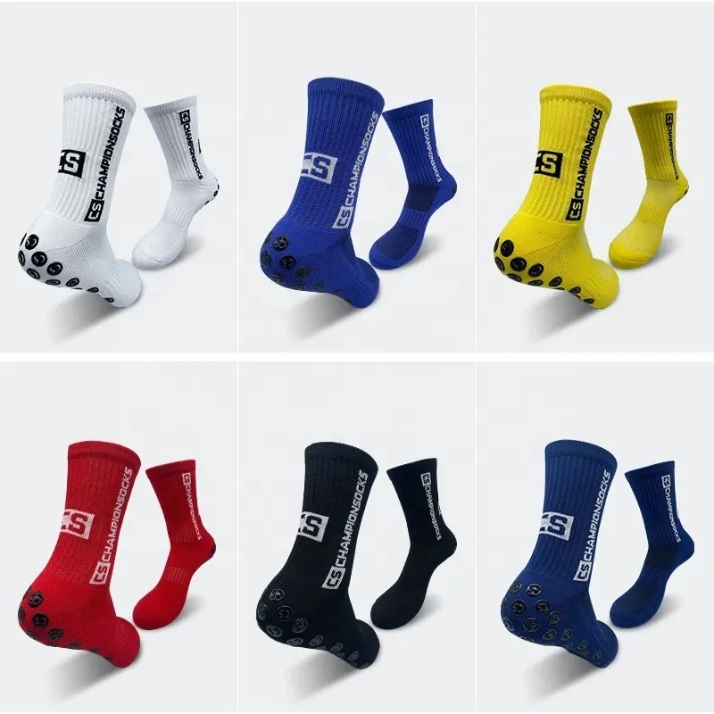 Wholesale Custom Football Non Slip Ankle Sock Sport Socks for Men and Women Anti Slip Compression Socks