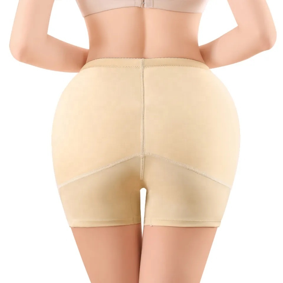 Women's High XS Seamless Butt Lifter Shapewear Padded Crotch Underwear Foam Hip Pads Crossdressing Panty Hip Enhancer Waist