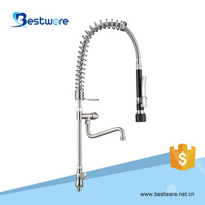 3 Way Farmhouse Pull Down Water Sink Stainless Steel Commercial Kitchen Faucet