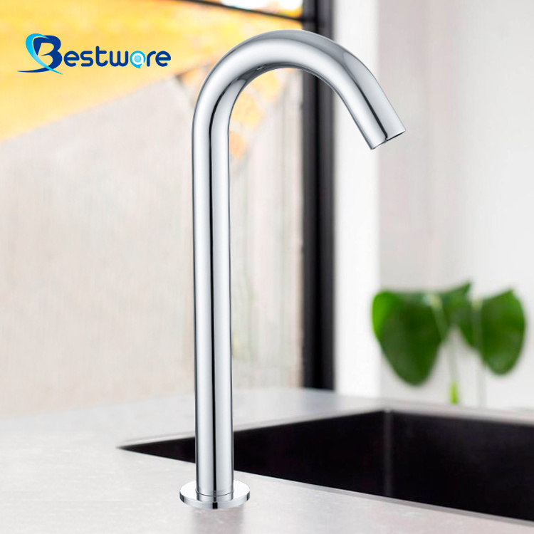 Commercial Stainless Steel Touchless Touch Hands Free Sensor Sink Faucet For Water Tap