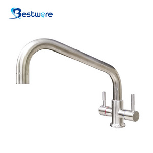 Single Hole Hign Quality SUS304 Stainless Steel Kitchen Sink Faucet