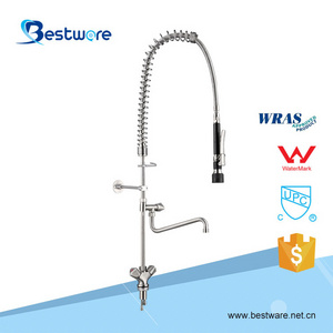 Modern Mini Chrome Workboard Single Hole Deck Mounted Kitchen Sink Faucet Sodastream Water Tap Cold Basin Pre Rinse