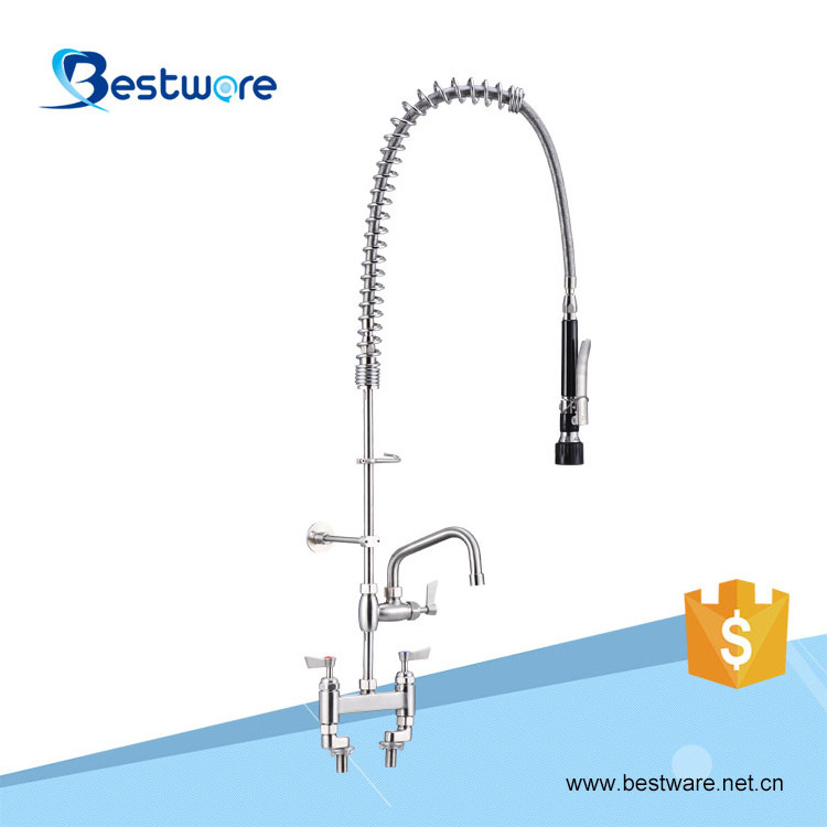 Waterfall Swing Commercial Sink Kitchens Washbasin Mixer Stainless Steel Sink Taps