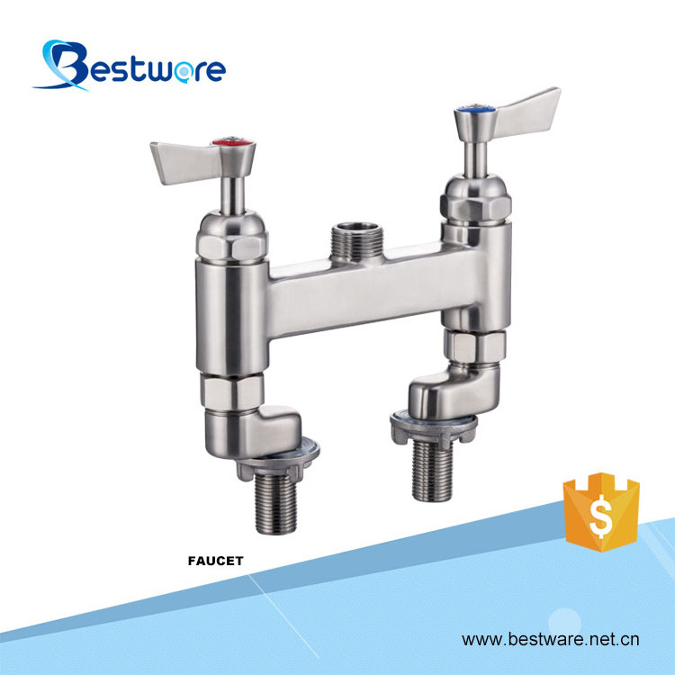 Waterfall Swing Commercial Sink Kitchens Washbasin Mixer Stainless Steel Sink Taps