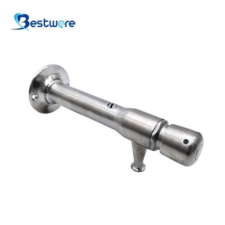 Fountain Drinking Bubbler Tap Products Wall Mounted Water Rubber Guard Horizontal Push Button Stainless Steel New Basin Faucets