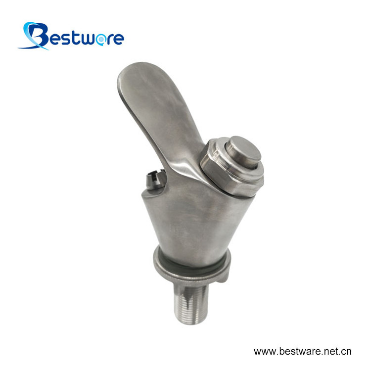 Public Free Outdoor Garden Stainless Steel Vertical Push Button Drinking Bubbler Faucet For Water Fountain