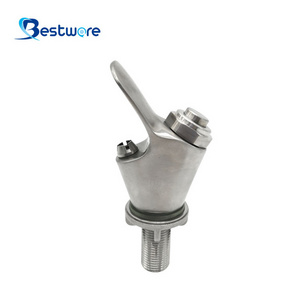 Public Free Outdoor Garden Stainless Steel Vertical Push Button Drinking Bubbler Faucet For Water Fountain