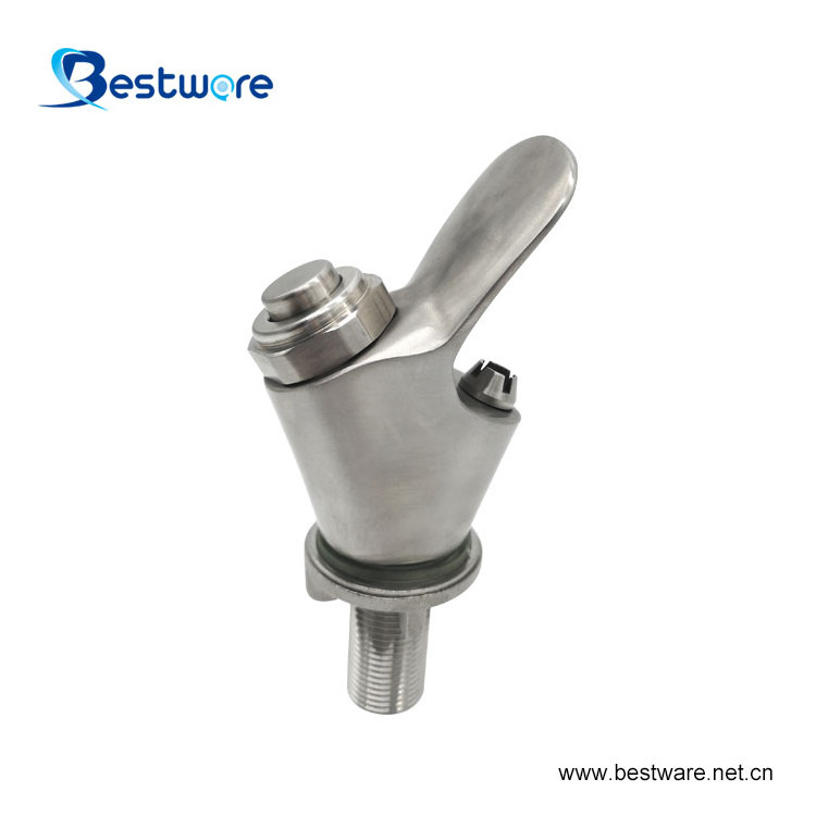 Public Free Outdoor Garden Stainless Steel Vertical Push Button Drinking Bubbler Faucet For Water Fountain