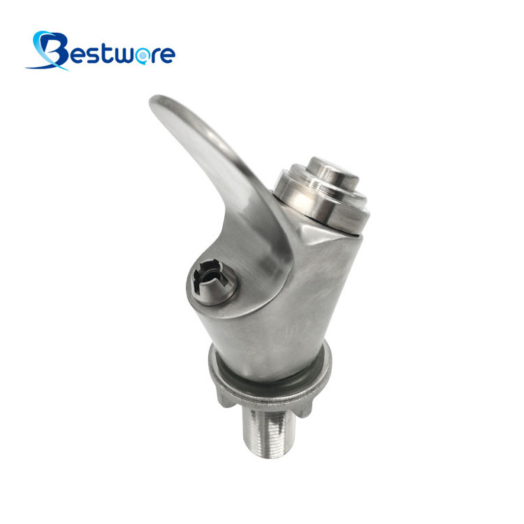 Public Free Outdoor Garden Stainless Steel Vertical Push Button Drinking Bubbler Faucet For Water Fountain