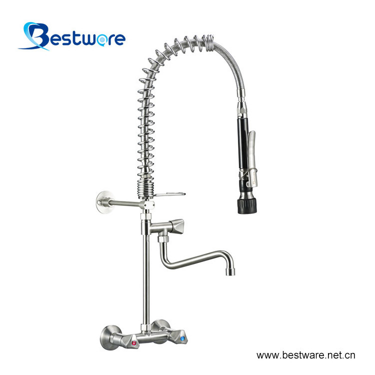 Commercial Project Pre Rinse Industrial Hose Restaurants Kitchen Sink Water Faucet