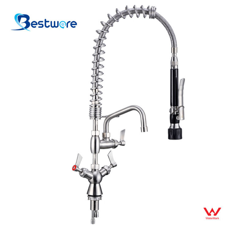 Watermark Water Basin Sink Pre Rinse Commercial Kitchen Professional Faucet