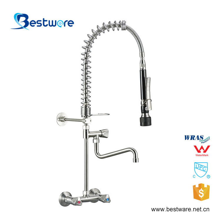 Commercial Project Pre Rinse Industrial Hose Restaurants Kitchen Sink Water Faucet