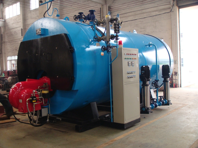 6 8 10 12 15 20 Ton Industrial Gas Fired Steam Boiler With corrugated furnace three passes and web back structure