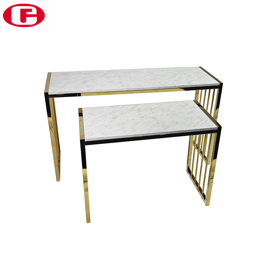 Showroom Garment Shelf Display Tables Gold Steel Coat Stands for Shops Supermarket Kids Clothes & Cap Display Rack for Shops