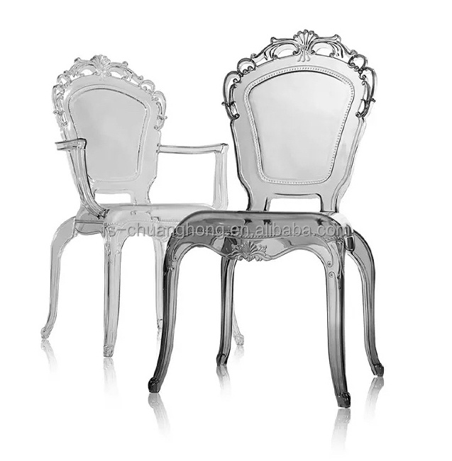 Royal Used Transparent Acrylic China Wedding chairs for sale wholesale