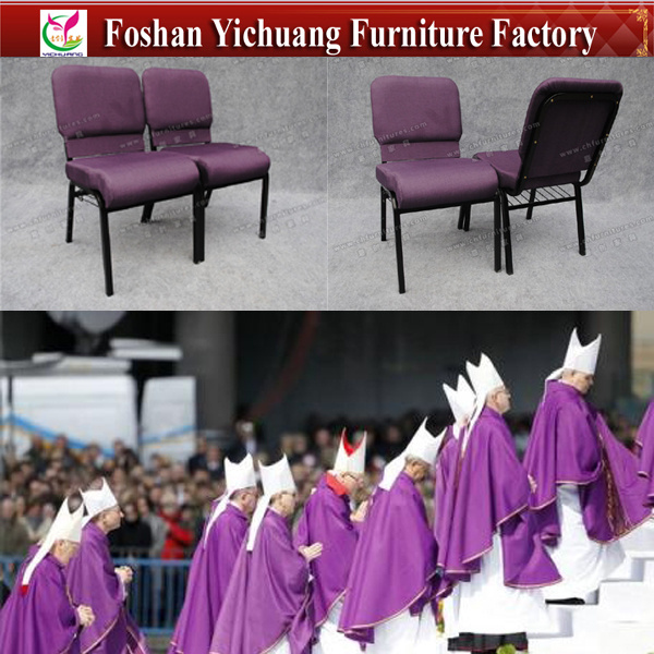 Factory Price Church Chair Cinema Theater Equipment Theater Furniture Commercial Furniture Metal for Sale YC-G39-13 333pcs/20ft