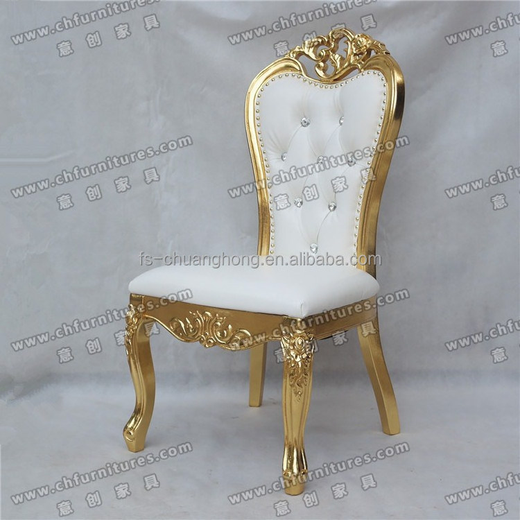 White Royal wedding throne chairs for bride and groom sofa chair for sale YC-D97