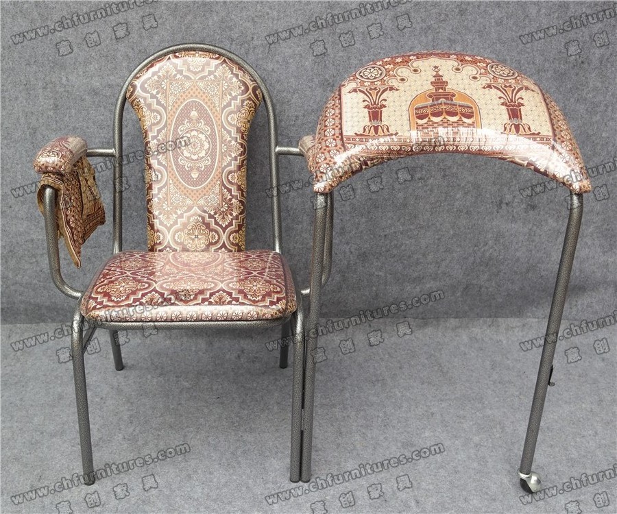 Elegant High Quality Strong Metal Islam Muslim Prayer Chair YC-G155