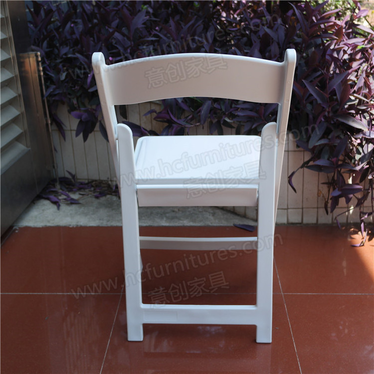 White resin folding chairs for sale YC-AF01-01