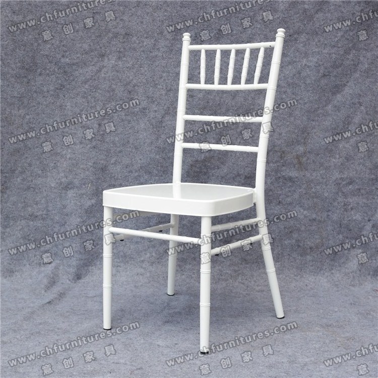 YC-A384  Rental banquet reception bamboo wedding white chiavari chairs