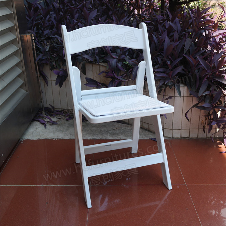 White resin folding chairs for sale YC-AF01-01