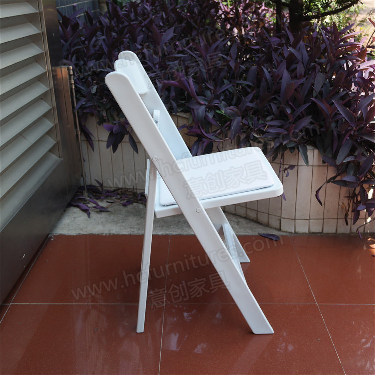 White resin folding chairs for sale YC-AF01-01