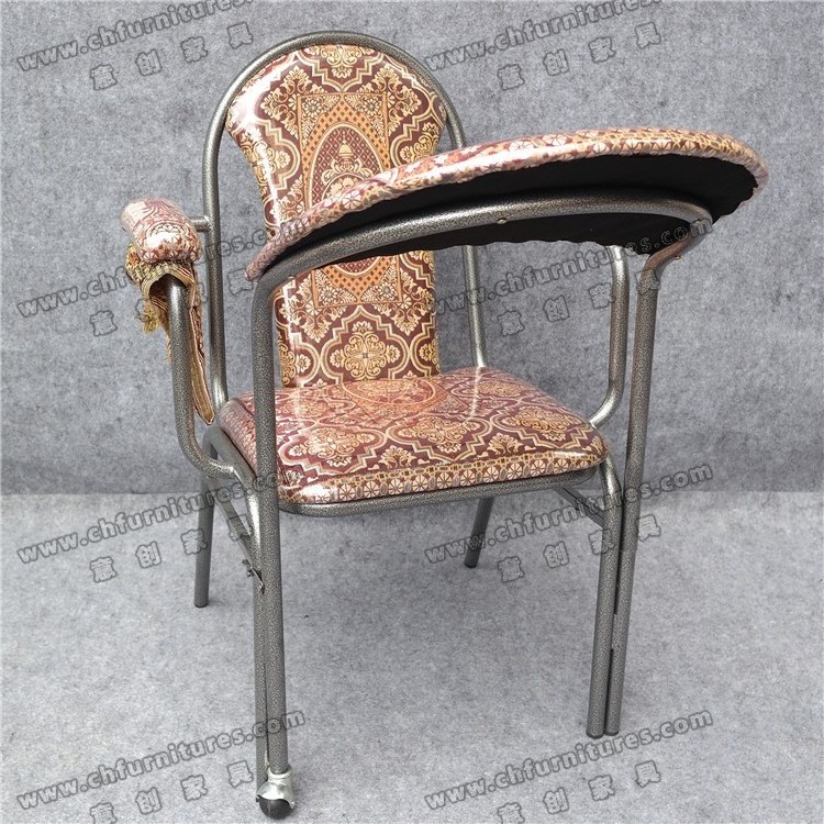 Elegant High Quality Strong Metal Islam Muslim Prayer Chair YC-G155