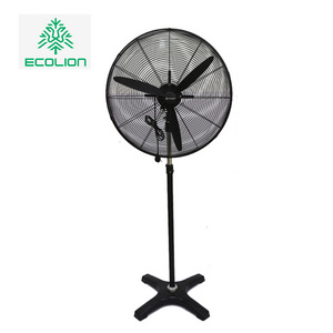 26 inch 3 speeds big power ox horn industrial stand fan for plant warehouse