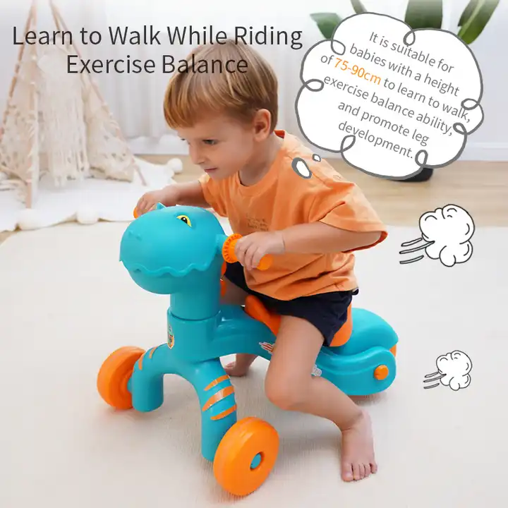 FiveStar Animal Toddler Electric Musical Scooter kids Car Plastic Toys For Kids Ride Balance Bike for toddler