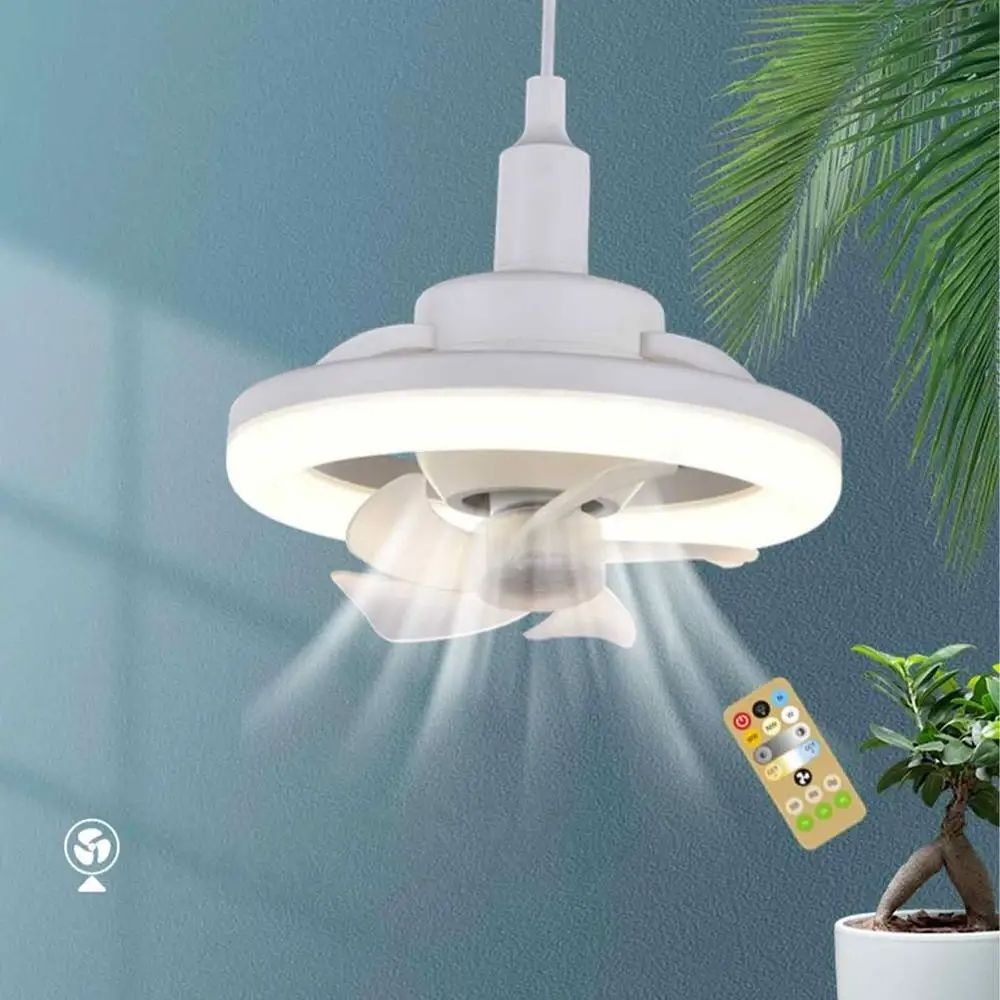 2024 New Modern Bedroom Cooling Air Decorative Lighting Ceiling Fans Remote Control Fan Ceiling With Led Light