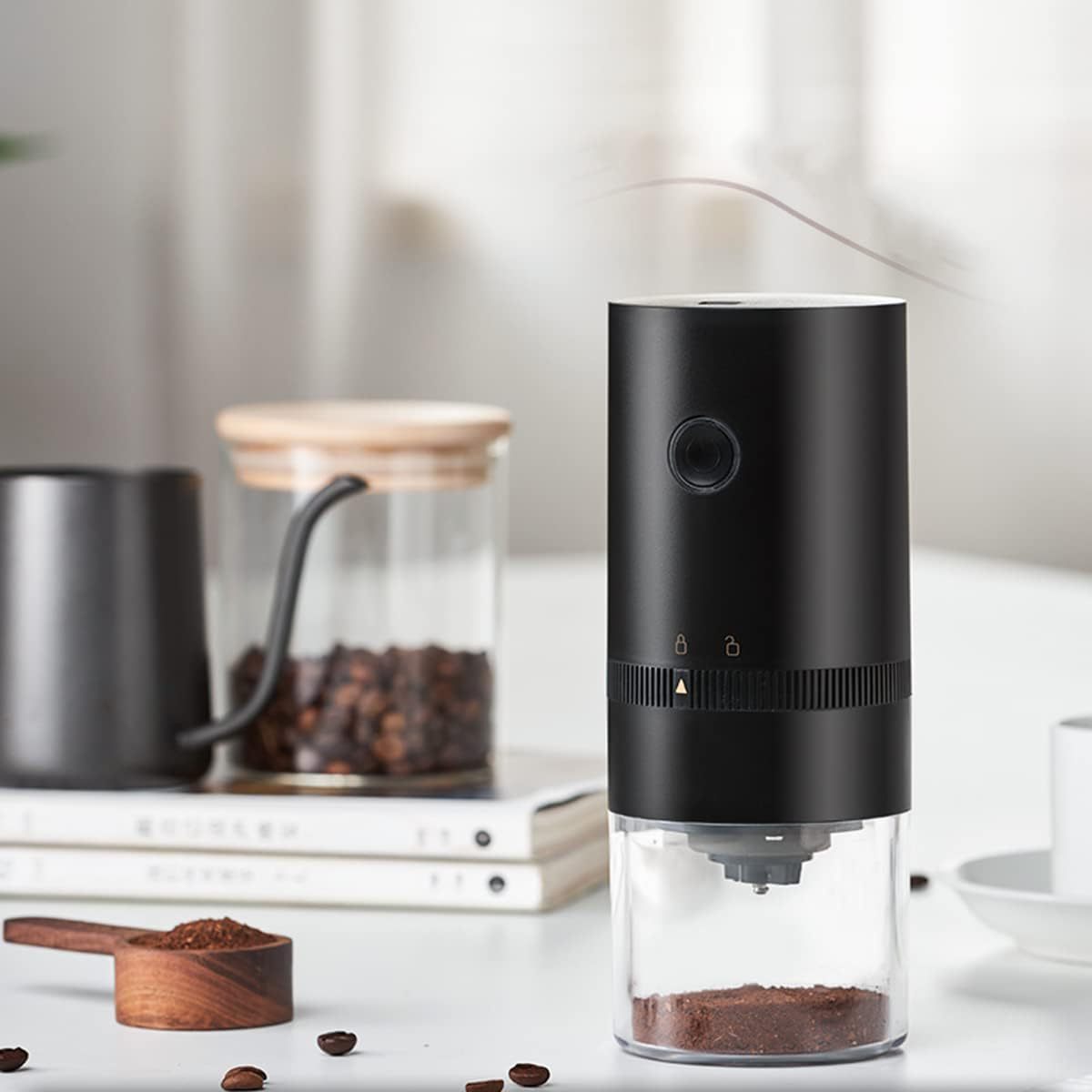 Coffee Tools Travel Car Abs Cup Cafe Bean Grinfers Coffee Grinder Electric Coffee Maker With Usb Charging