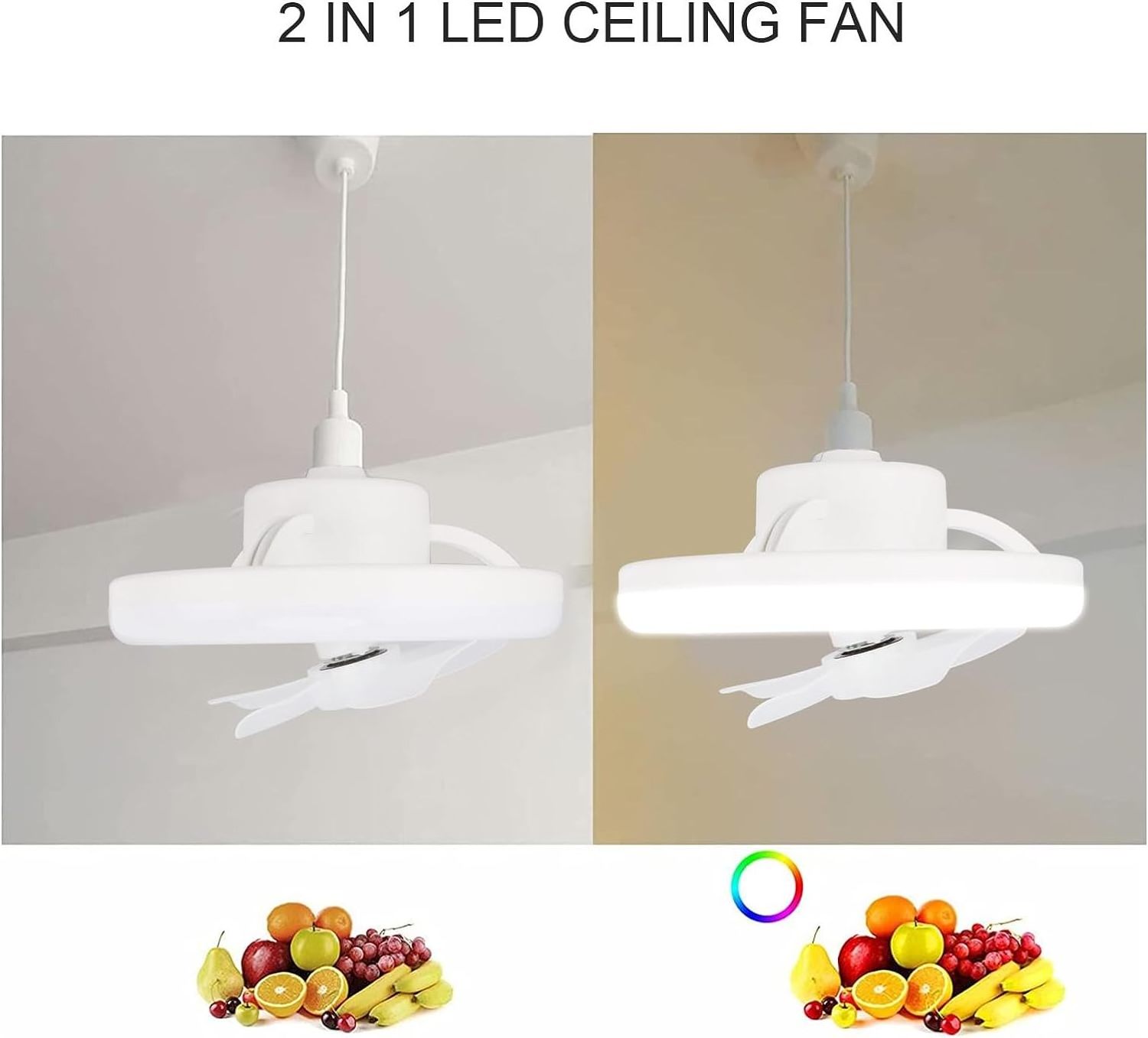 2024 New Modern Bedroom Cooling Air Decorative Lighting Ceiling Fans Remote Control Fan Ceiling With Led Light